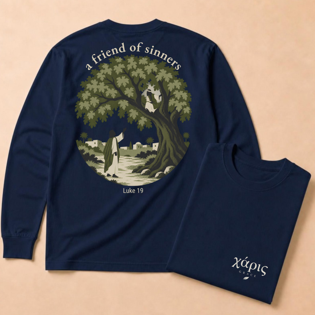 Charis: "Grace" (Zacchaeus) Long Sleeve Tee