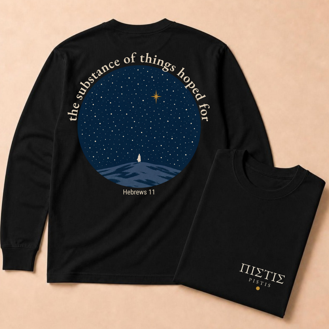 Pistis: "Faith" Long Sleeve Tee