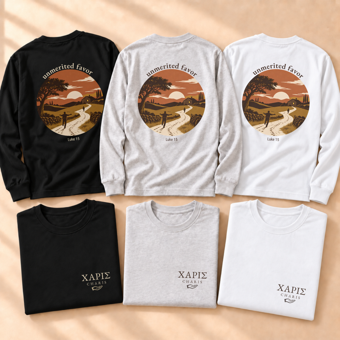 Charis: "Unmerited Favor" (Prodigal Son) Long Sleeve Tee
