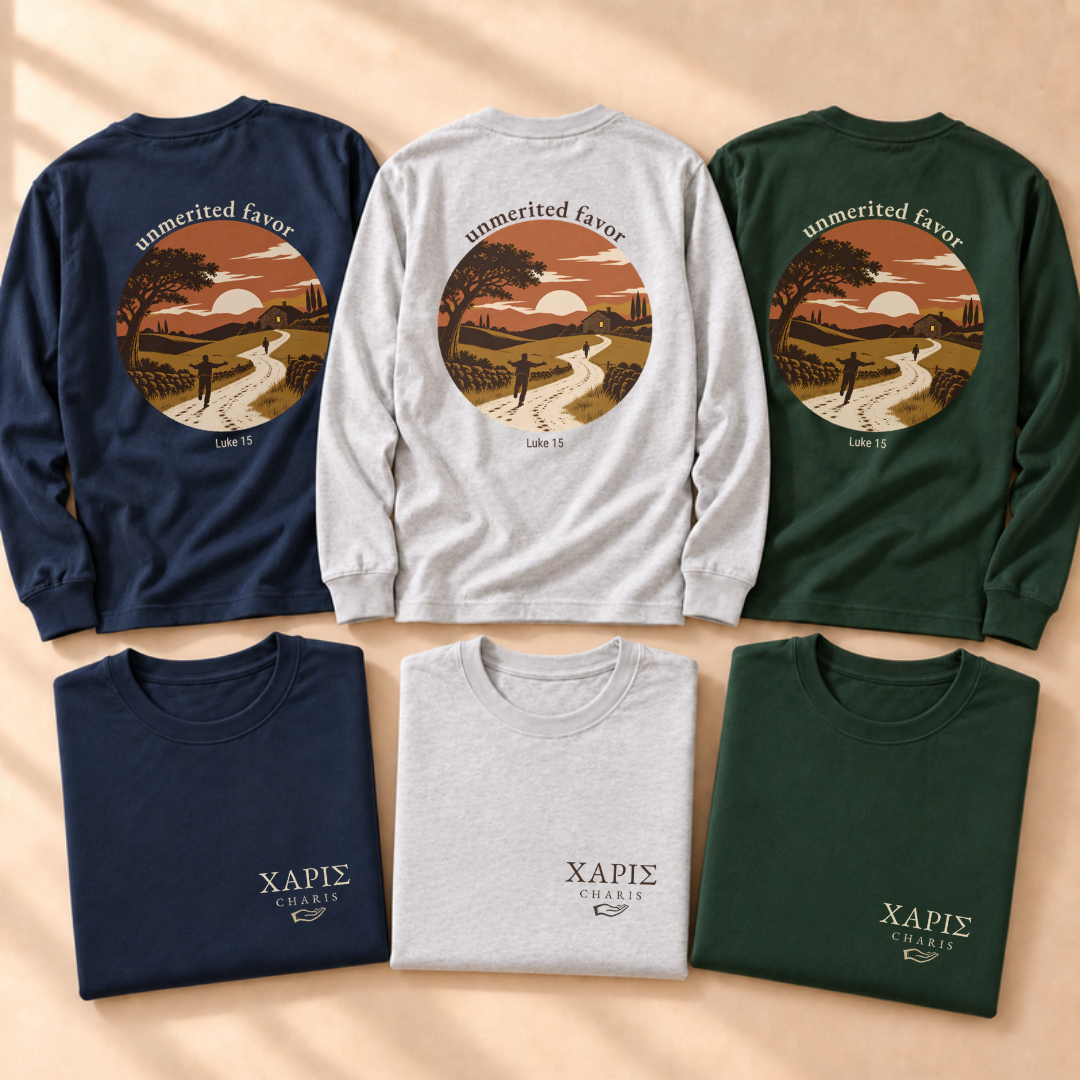Charis: "Unmerited Favor" (Prodigal Son) Long Sleeve Tee