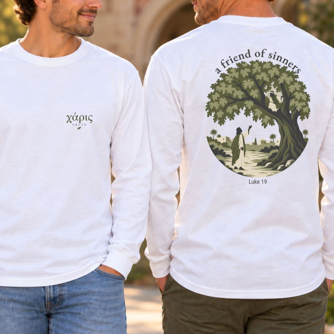 Charis: "Grace" (Zacchaeus) Long Sleeve Tee