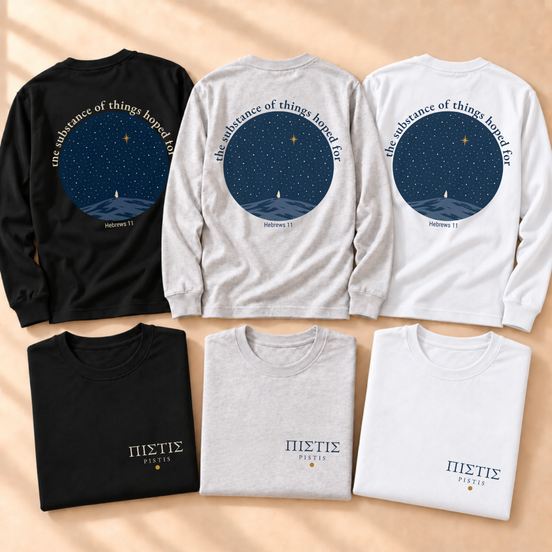 Pistis: "Faith" Long Sleeve Tee