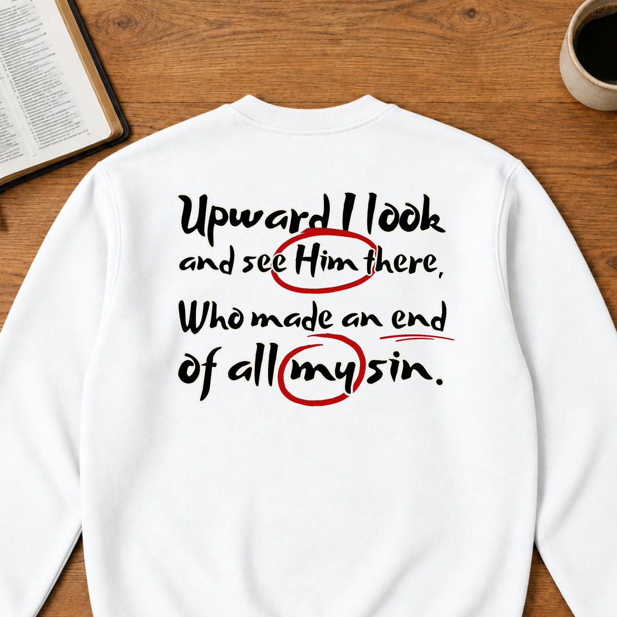 Before the Throne of God Above Crewneck