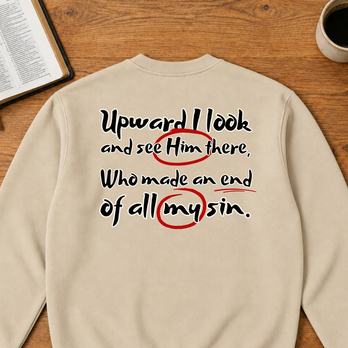 Before the Throne of God Above Crewneck