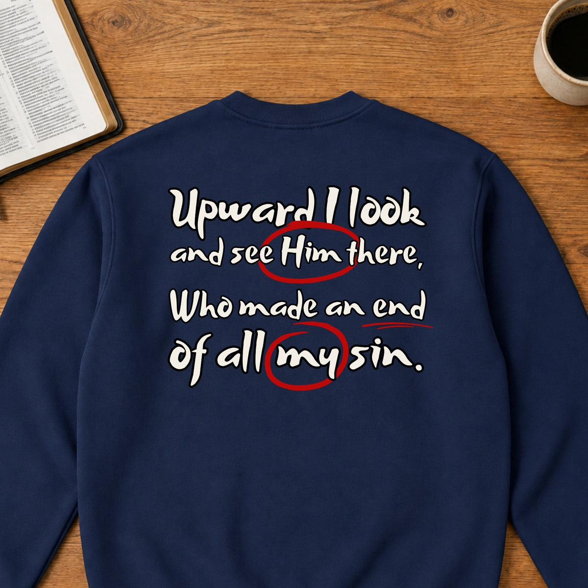Before the Throne of God Above Crewneck