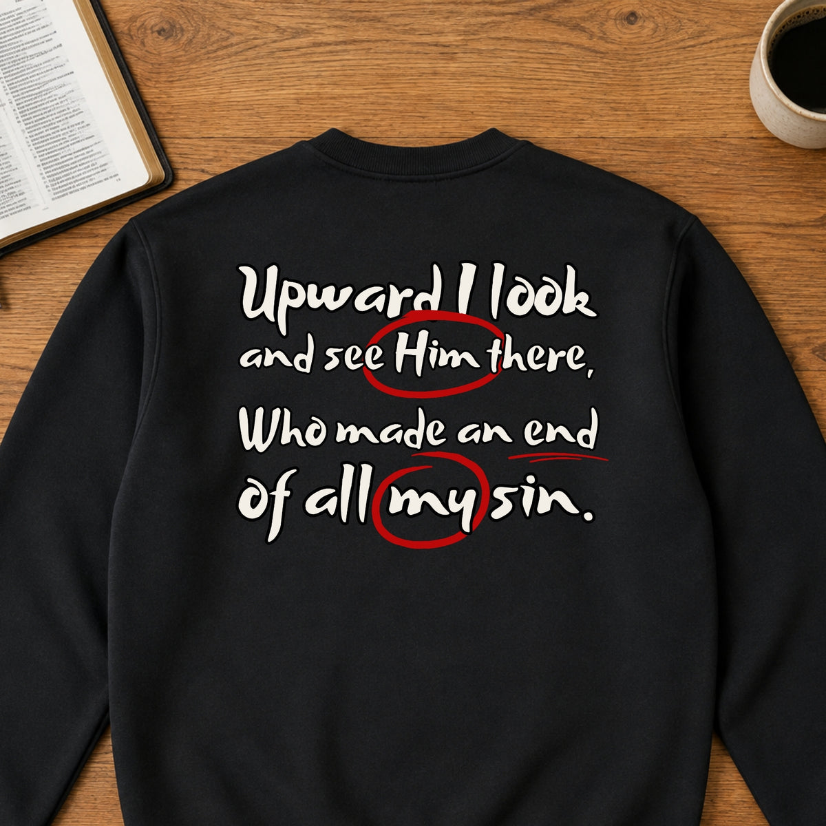 Before the Throne of God Above Crewneck