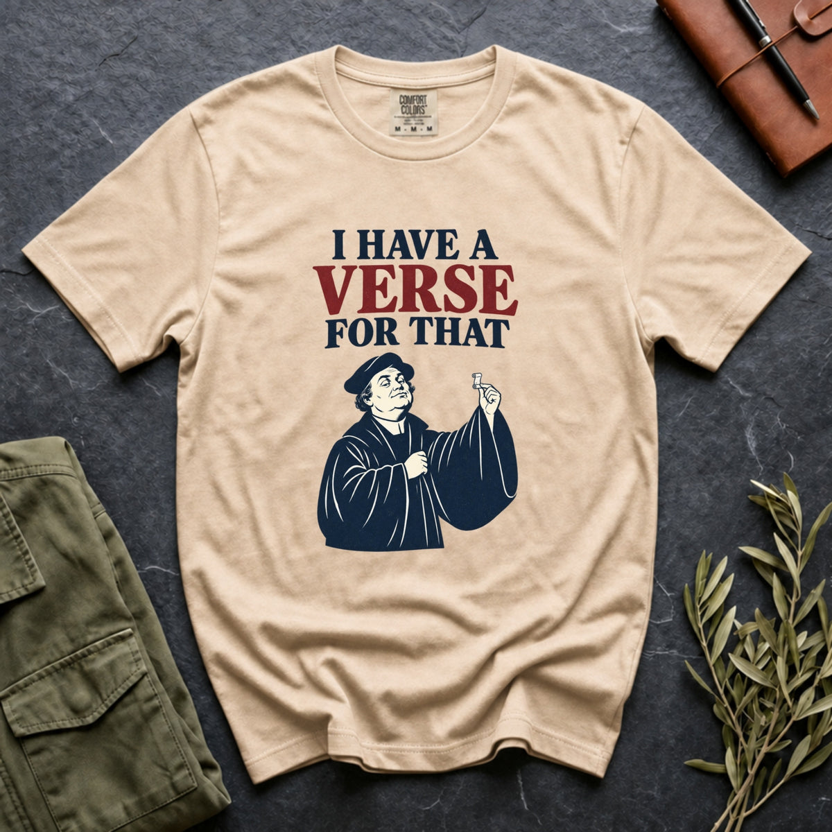 I Have a Verse for That tee in Ivory